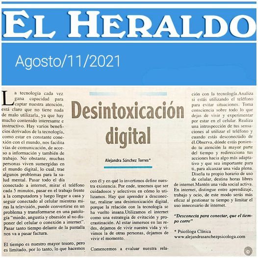 Desintoxicación Digital