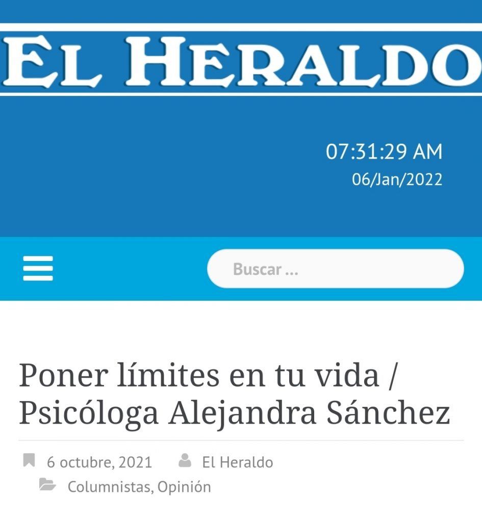 Poner límites en tu vida